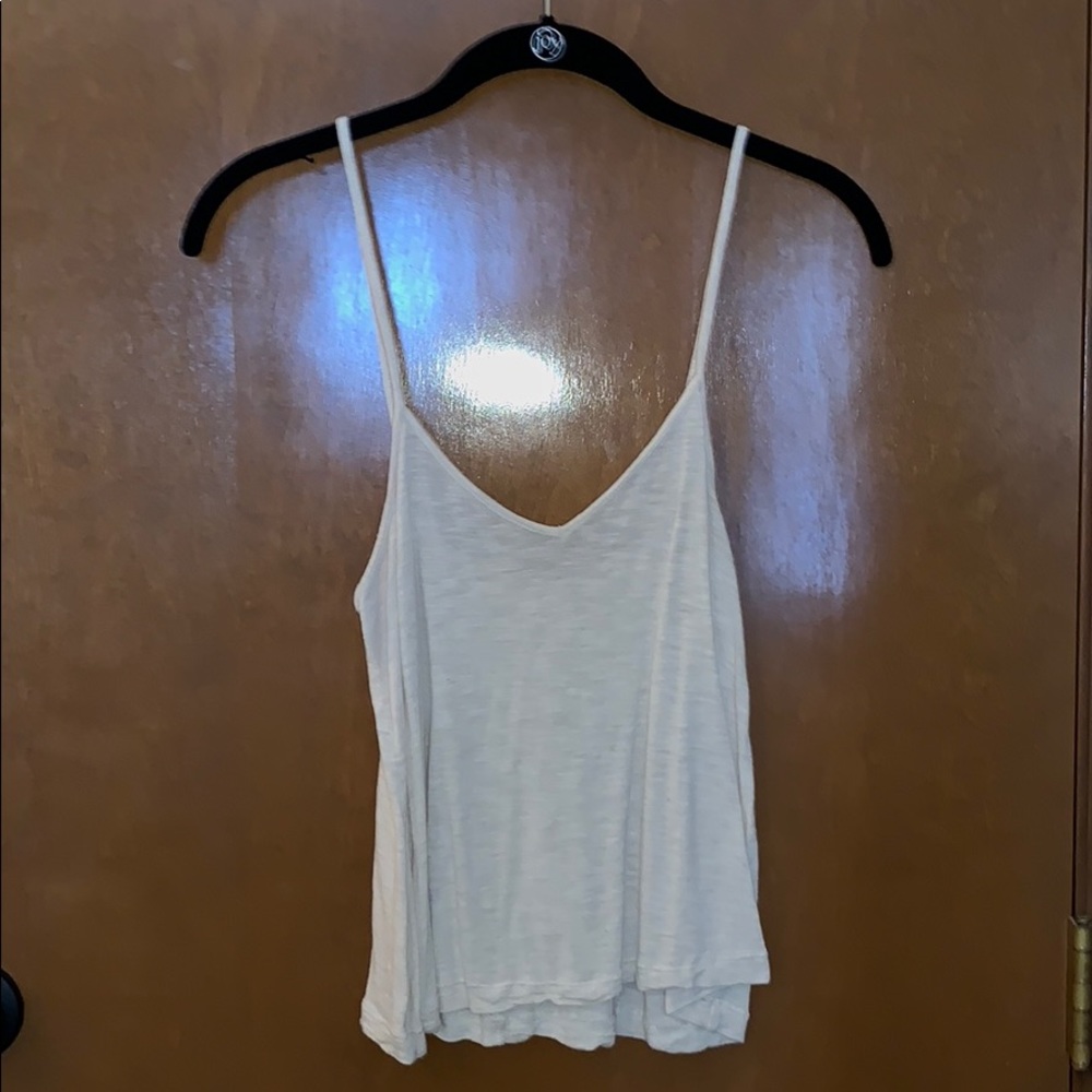 Madewell white adjustable tank